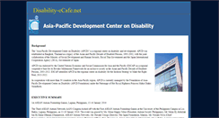 Desktop Screenshot of disability-ecafe.net
